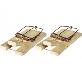 Set cursă de şoareci SuperCat Classic, lemn, 2 buc., Swissinno